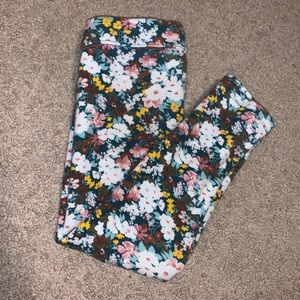 Janie and Jack Girls Floral Pants 4T